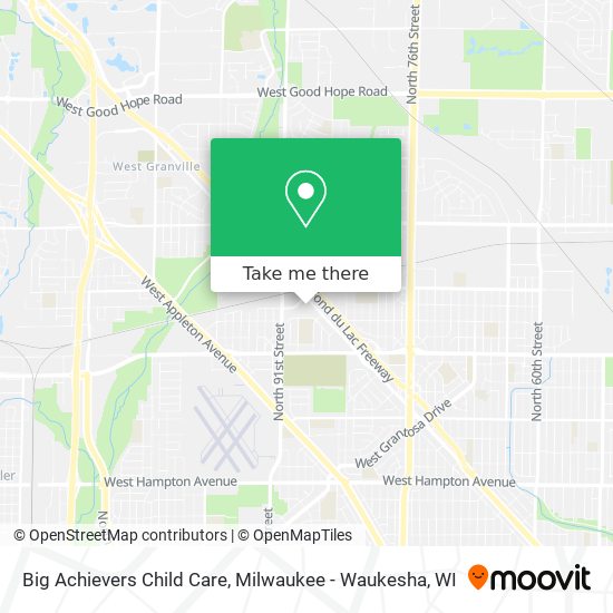 Big Achievers Child Care map