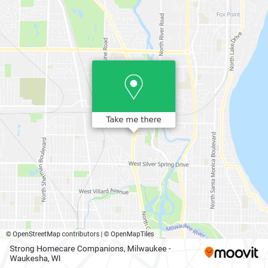 Strong Homecare Companions map