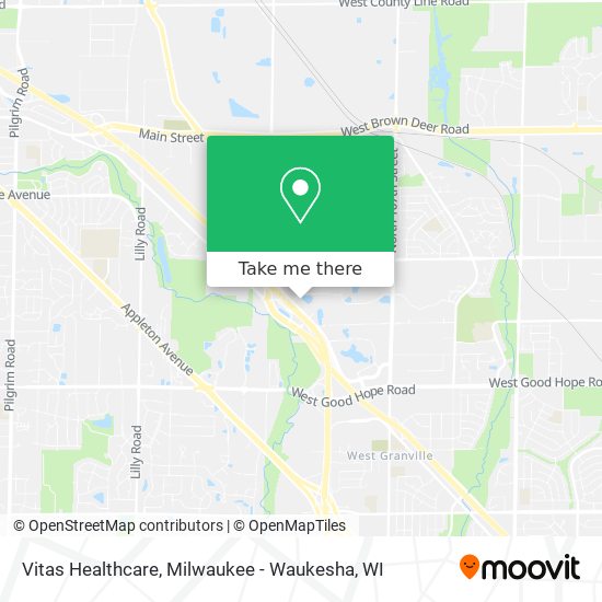 Vitas Healthcare map