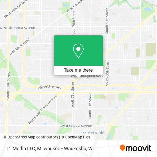 T1 Media LLC map