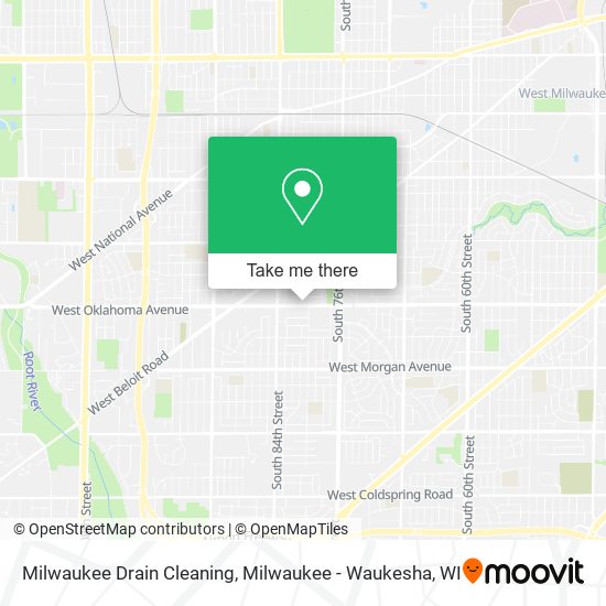 Mapa de Milwaukee Drain Cleaning