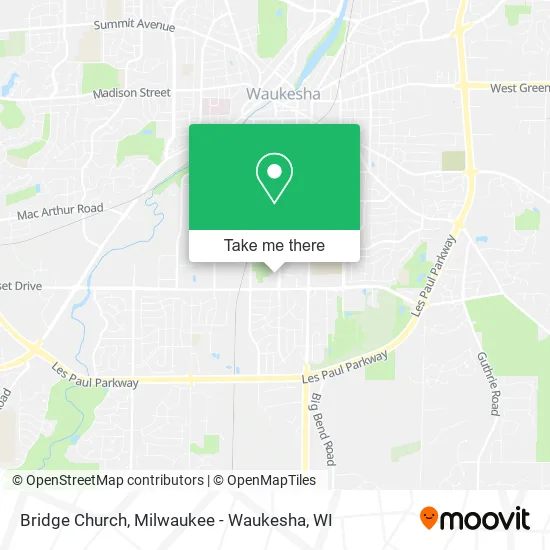 Mapa de Bridge Church