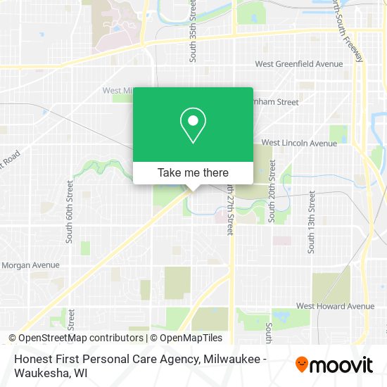Mapa de Honest First Personal Care Agency