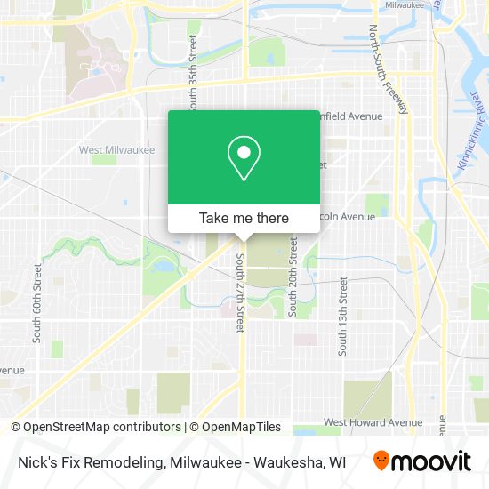 Mapa de Nick's Fix Remodeling