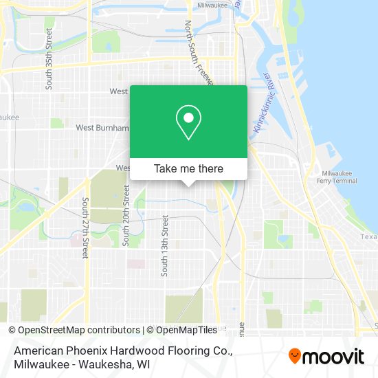 Mapa de American Phoenix Hardwood Flooring Co.