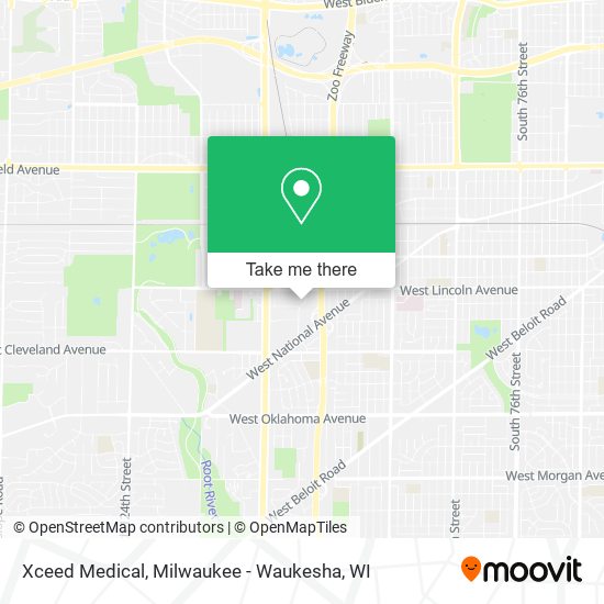 Xceed Medical map