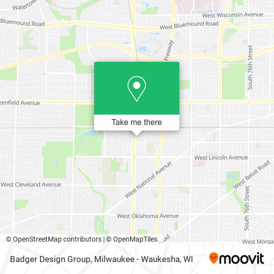 Mapa de Badger Design Group