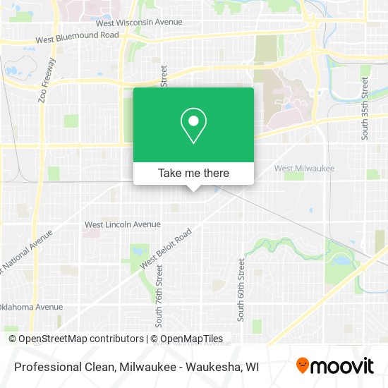 Mapa de Professional Clean