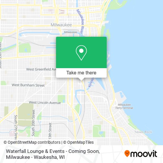 Mapa de Waterfall Lounge & Events - Coming Soon