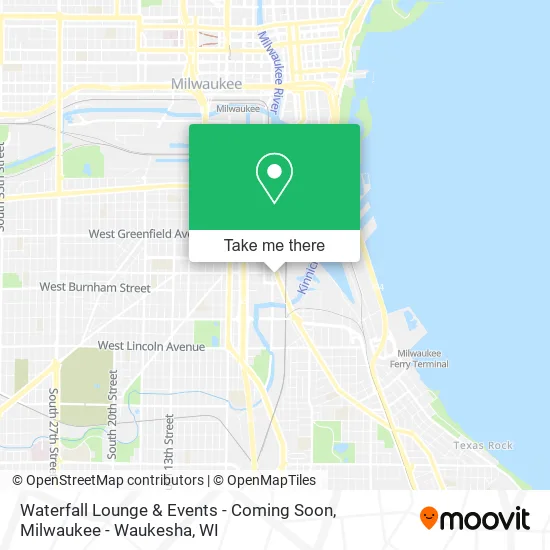 Waterfall Lounge & Events - Coming Soon map