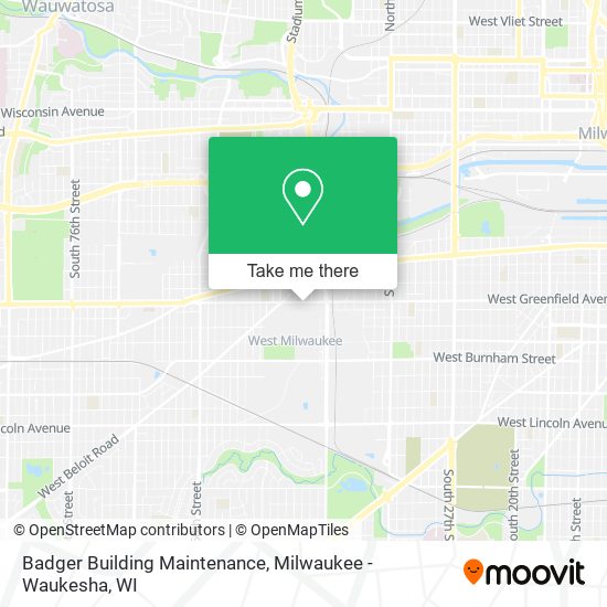 Mapa de Badger Building Maintenance
