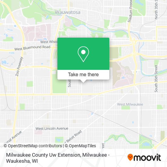 Milwaukee County Uw Extension map