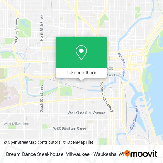 Mapa de Dream Dance Steakhouse
