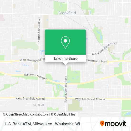 Mapa de U.S. Bank ATM