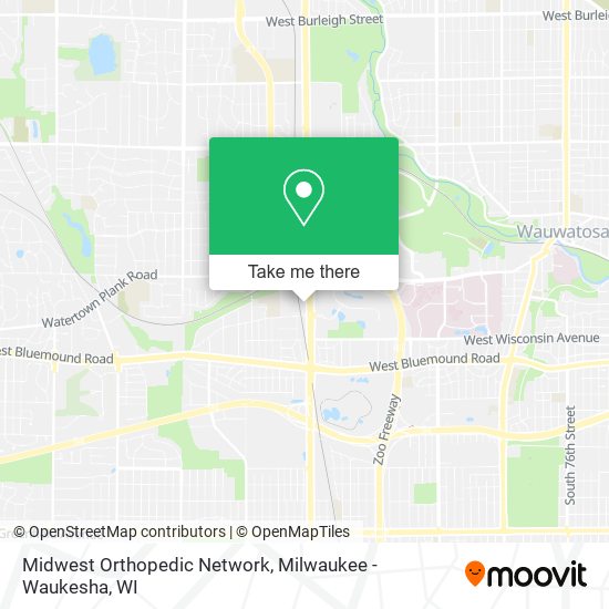 Mapa de Midwest Orthopedic Network