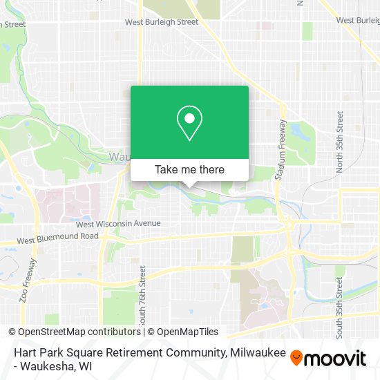 Hart Park Square Retirement Community map