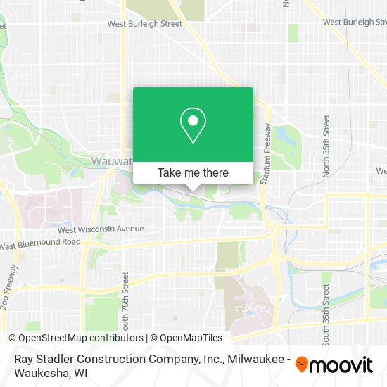 Ray Stadler Construction Company, Inc. map