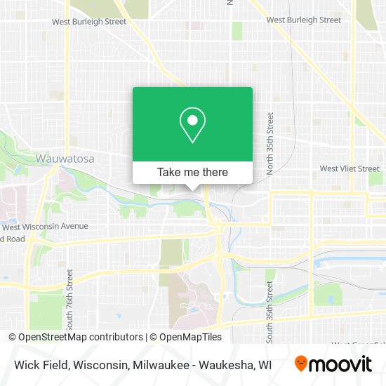Mapa de Wick Field, Wisconsin