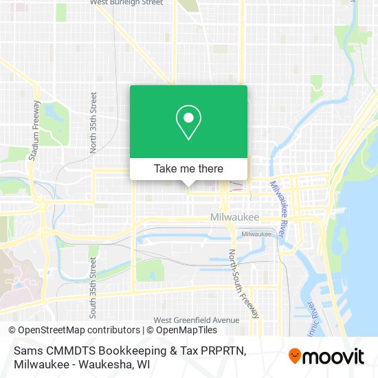 Mapa de Sams CMMDTS Bookkeeping & Tax PRPRTN