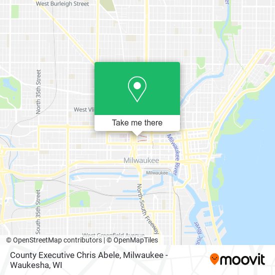 County Executive Chris Abele map