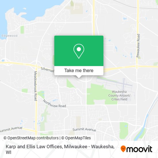 Karp and Ellis Law Offices map