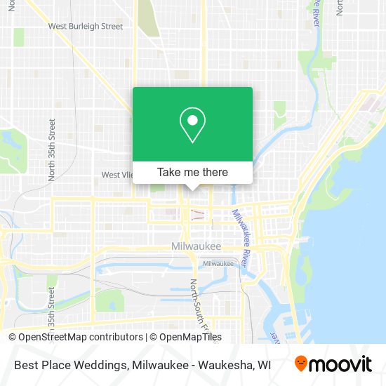 Mapa de Best Place Weddings