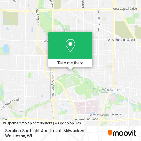 Mapa de Serafino Spotlight Apartment