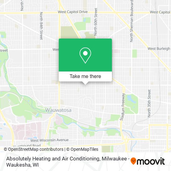 Mapa de Absolutely Heating and Air Conditioning