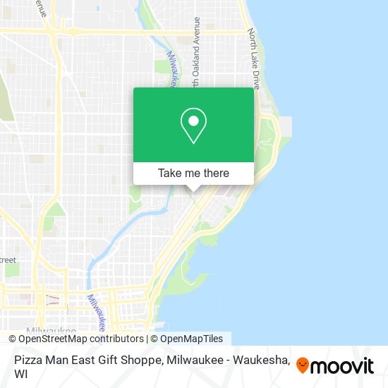 Mapa de Pizza Man East Gift Shoppe