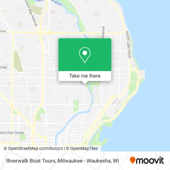 Riverwalk Boat Tours map