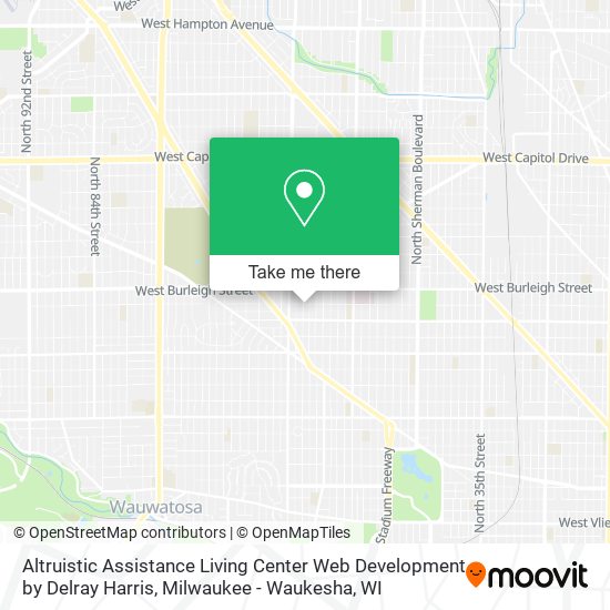 Mapa de Altruistic Assistance Living Center Web Development by Delray Harris