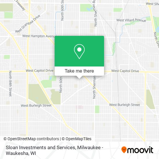 Sloan Investments and Services map