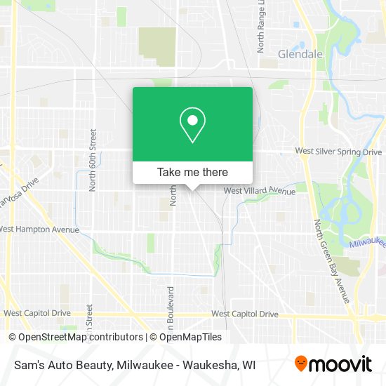Sam's Auto Beauty map