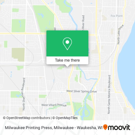 Mapa de Milwaukee Printing Press