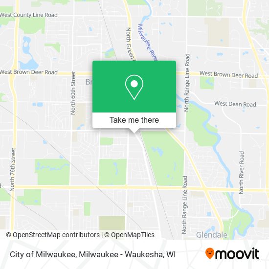 Mapa de City of Milwaukee