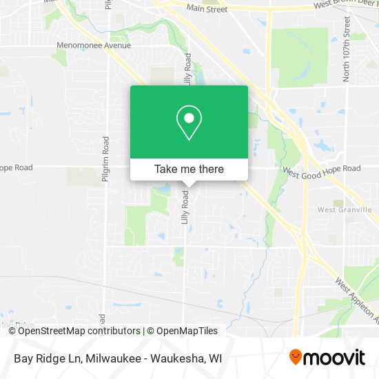 Bay Ridge Ln map