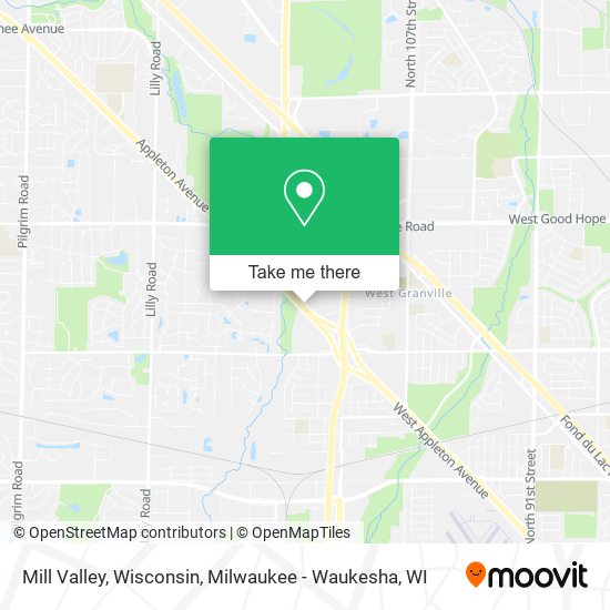 Mill Valley, Wisconsin map