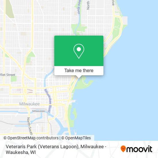 Veteran's Park (Veterans Lagoon) map