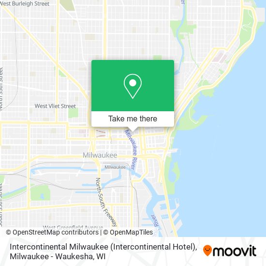 Mapa de Intercontinental Milwaukee (Intercontinental Hotel)
