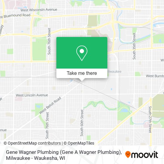 Mapa de Gene Wagner Plumbing