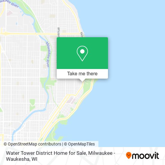 Mapa de Water Tower District Home for Sale