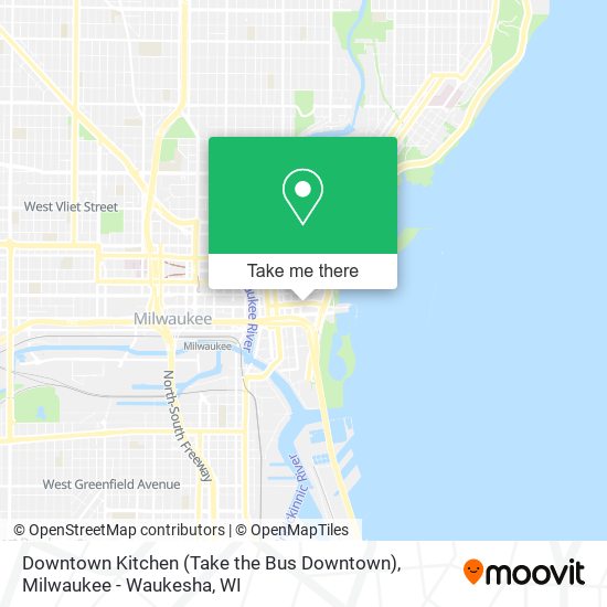 Downtown Kitchen (Take the Bus Downtown) map