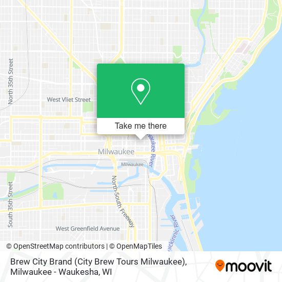 Mapa de Brew City Brand (City Brew Tours Milwaukee)