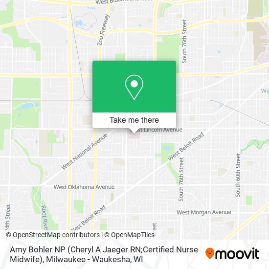 Amy Bohler NP (Cheryl A Jaeger RN;Certified Nurse Midwife) map