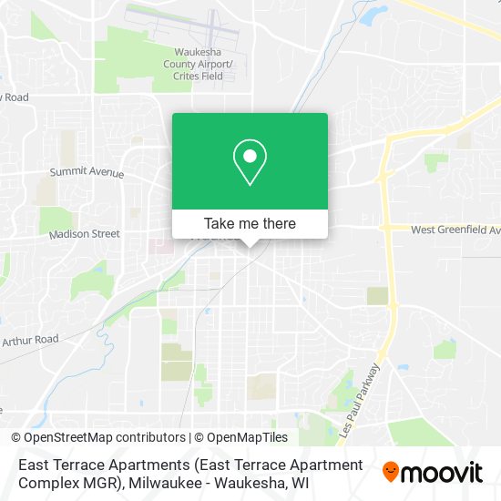 Mapa de East Terrace Apartments (East Terrace Apartment Complex MGR)