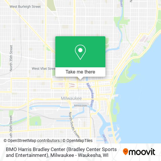 Mapa de BMO Harris Bradley Center (Bradley Center Sports and Entertainment)