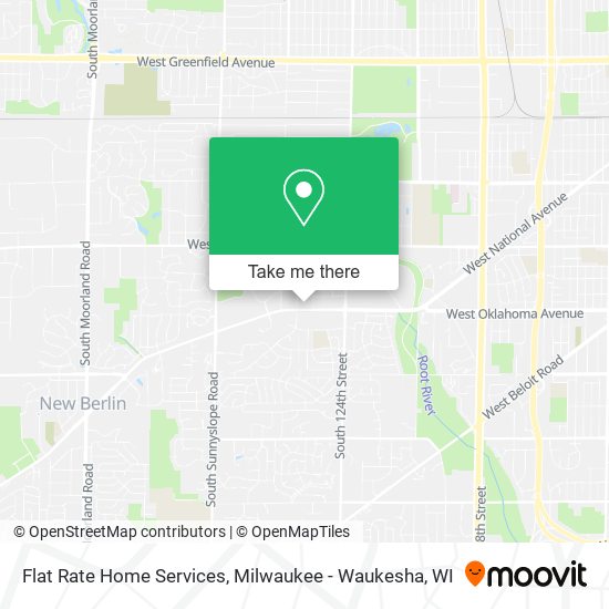 Flat Rate Home Services map