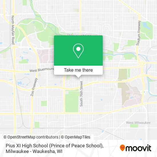 Pius XI High School (Prince of Peace School) map