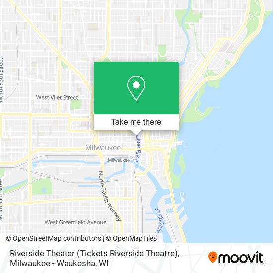 Mapa de Riverside Theater (Tickets Riverside Theatre)