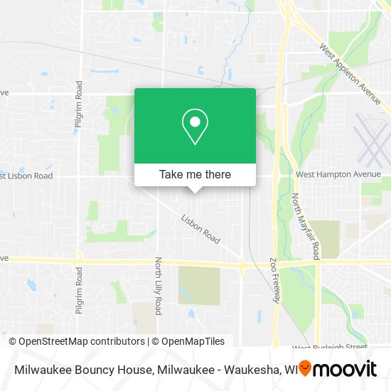 Milwaukee Bouncy House map
